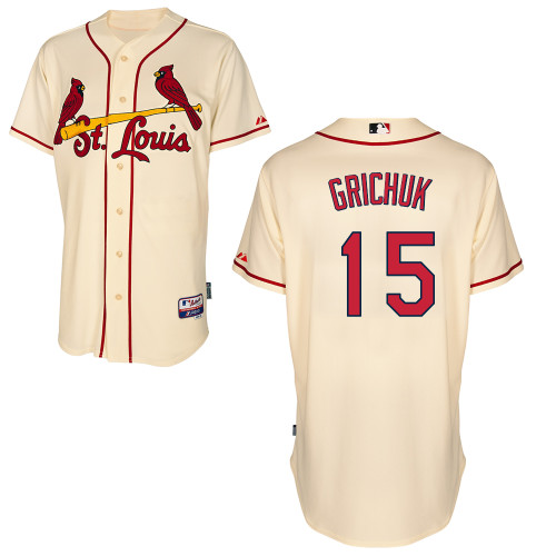 Randal Grichuk #15 Youth Baseball Jersey-St Louis Cardinals Authentic Alternate Cool Base MLB Jersey
